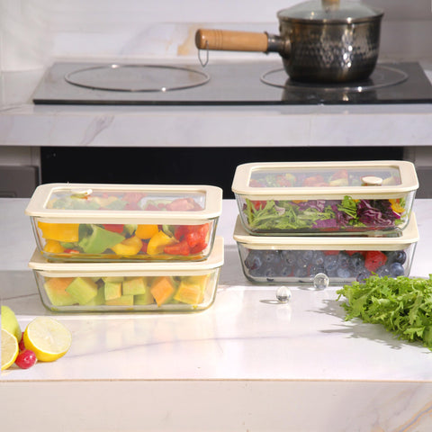 Urban Green rectangle 87oz container ideal for bulk storage and fridge organization.