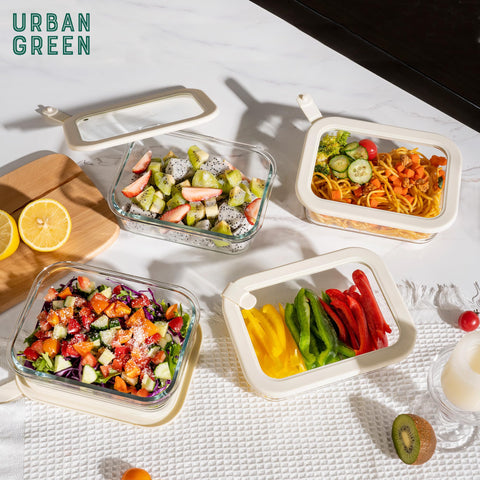 Urban Green transparent walls offer quick visibility of stored foods