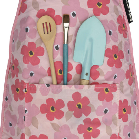 Urban Infant Little Helper apron with dinosaur print supports creative blue-sky crafts.
