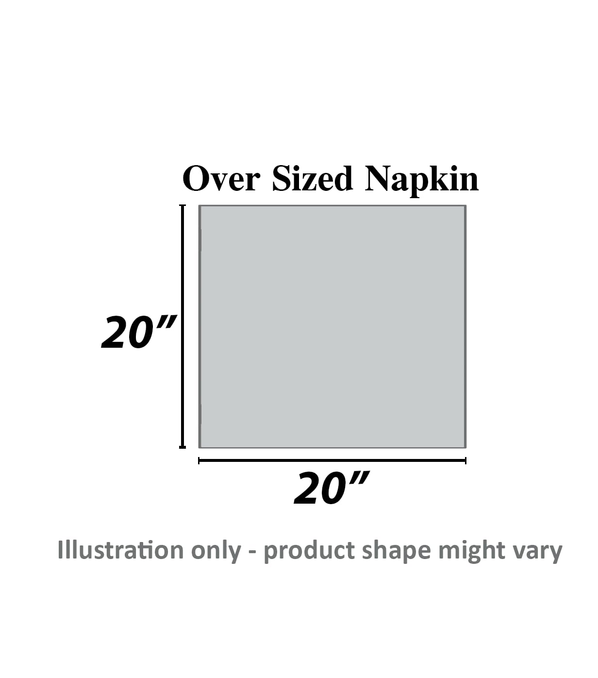 Urban Villa absorbent dining napkins ready to catch spills while preserving style.