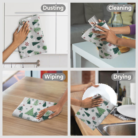 Urban Villa towel in kitchen scene shows versatile dish and hand towel use.