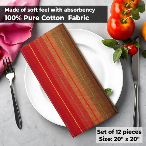 Urban Villa napkins fold neatly for creative place settings