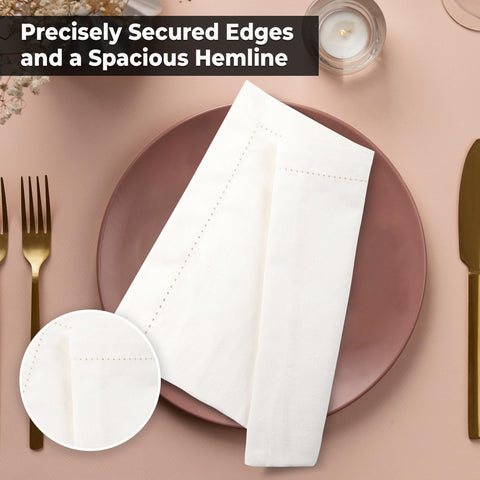 Urban Villa cotton napkins offer durability for daily use.