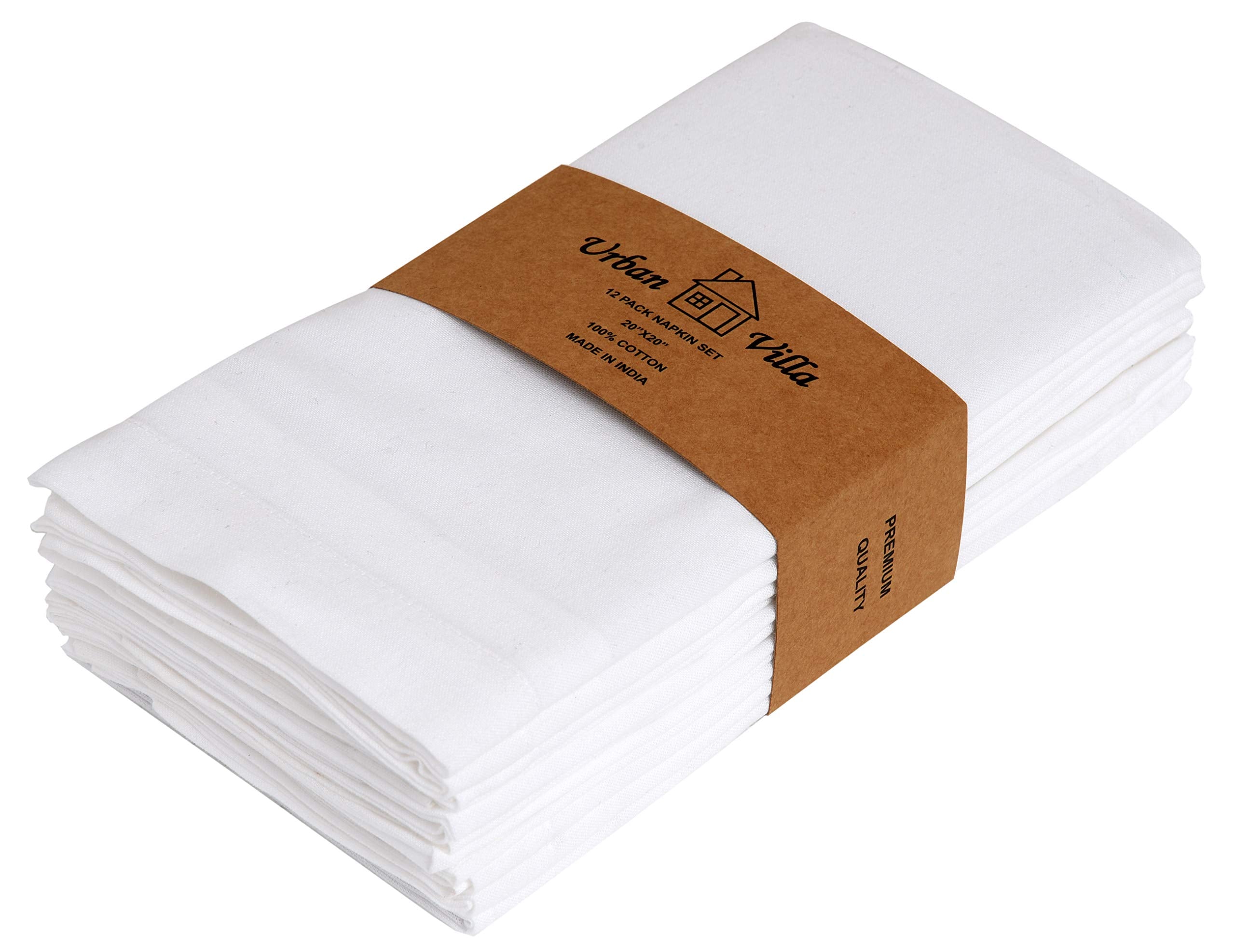 Urban Villa 20x20 inch napkins offer simple decor matching