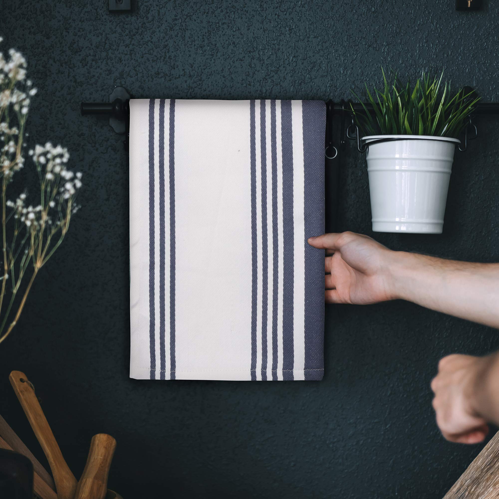 Urban Villa towels with durable weave resist fading and wear.