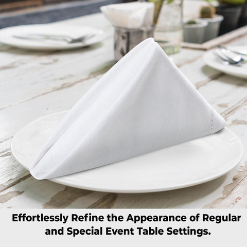 Urban Villa farmhouse dining napkins complement rustic decor and gatherings.