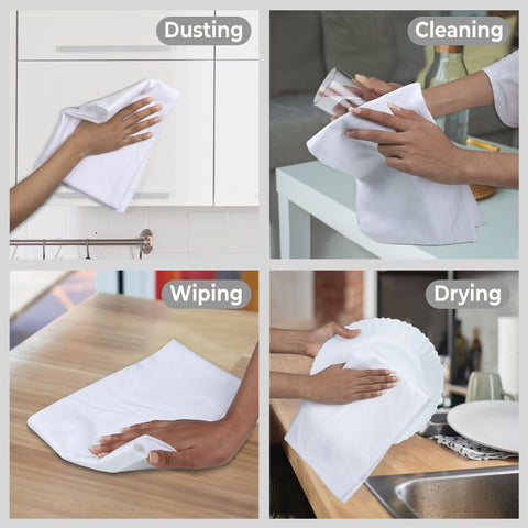 Urban Villa absorbent cotton weave towels for daily kitchen use.