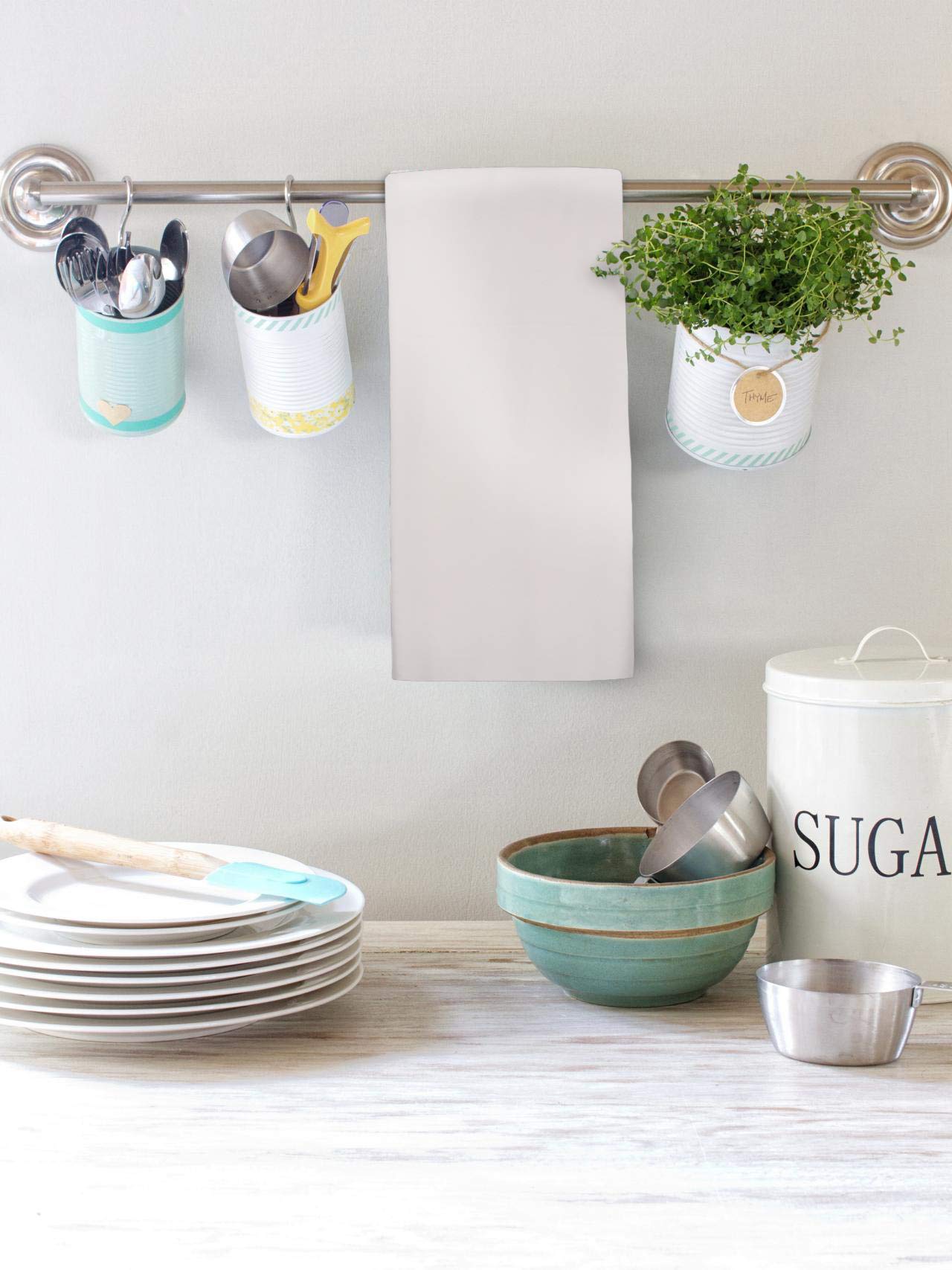 Urban Villa towels for versatile kitchen tasks including hands and dishes.