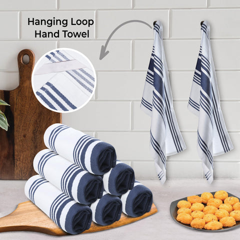 Urban Villa lint-free towels protect surfaces while drying dishes.
