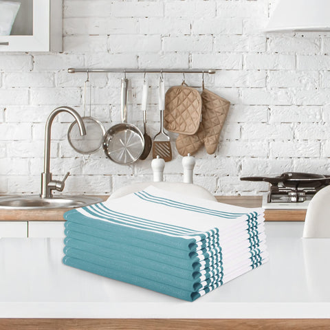 Urban Villa machine washable kitchen towels retain color after many washes