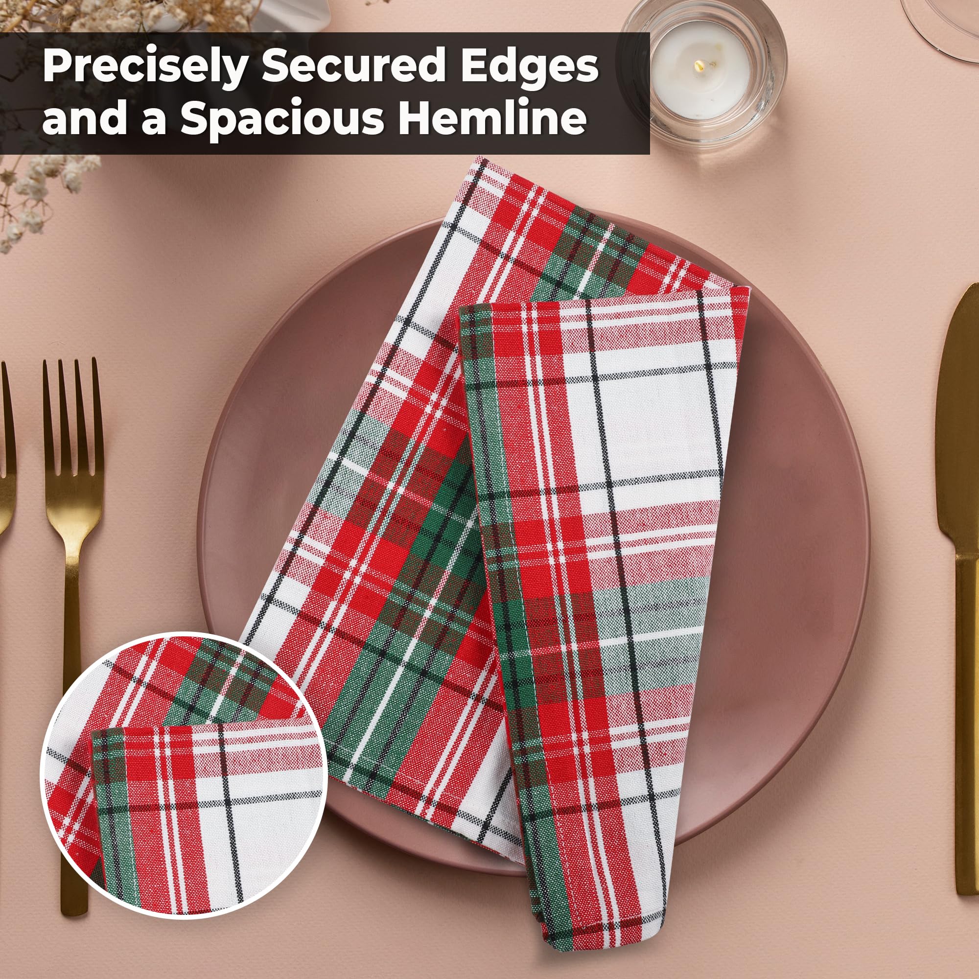 Urban Villa napkins in vibrant color options matching various decor.