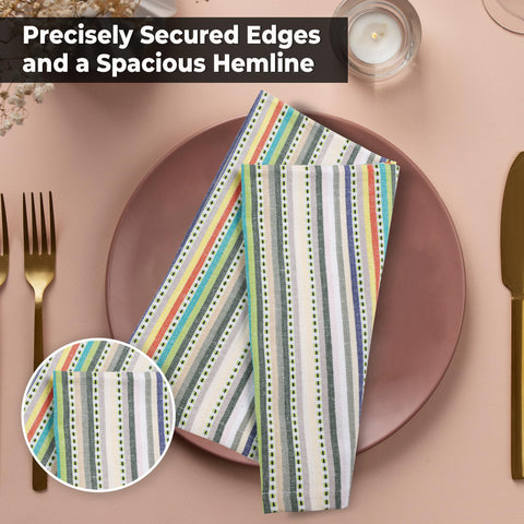 Urban Villa napkins ideal for hotels and weddings, durable for repeated use.