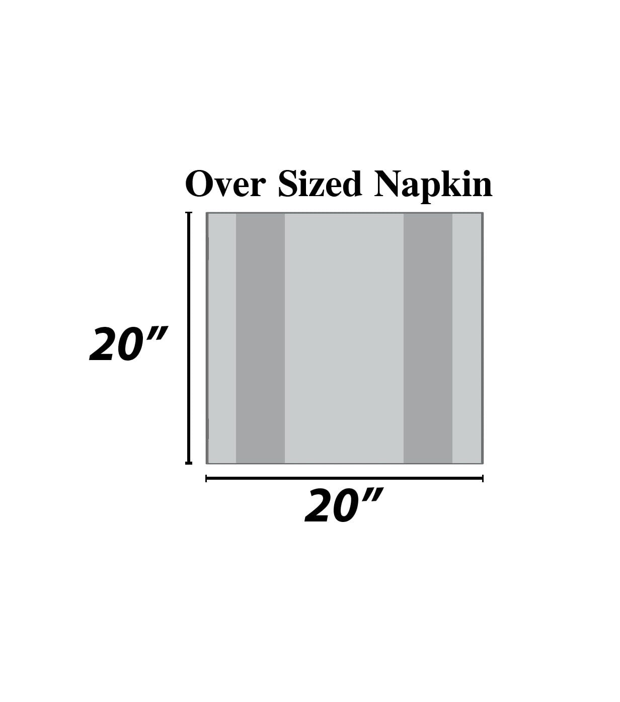 Napkins used in hotel or restaurant events for elegant table presentation.