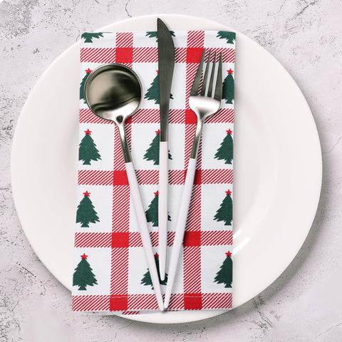 Urban Villa Tree Print napkins packaging and twelve-piece set