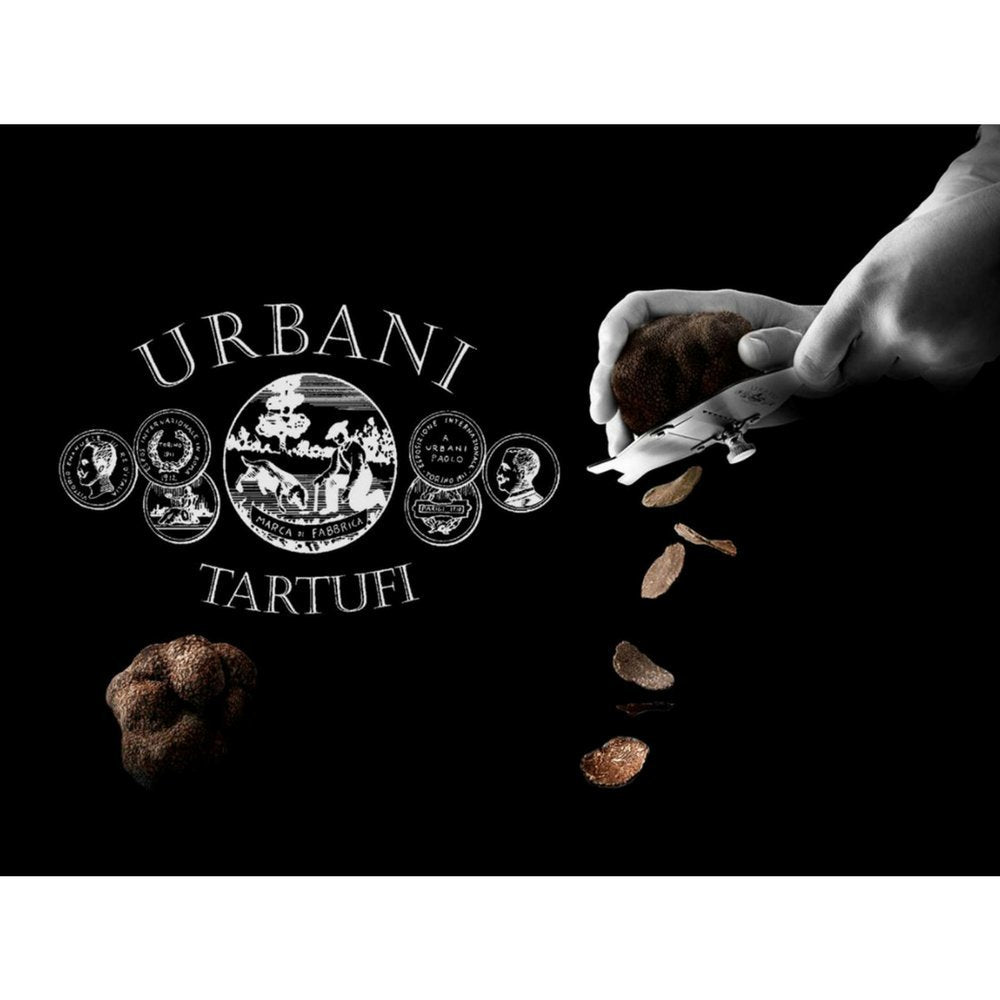 Urbani Truffles stainless steel shaver handcrafted in Italy for premium control