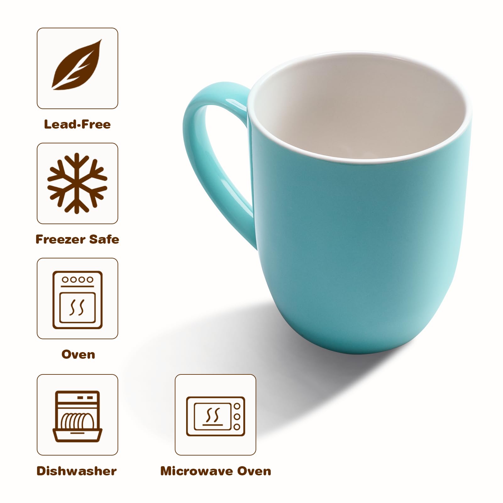 Urbanstrive stoneware mug emphasizes durability and heat retention.