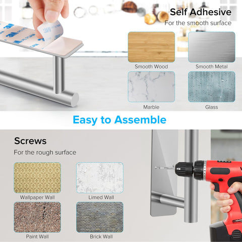 urezorgear wall mount with drilling option for rough walls