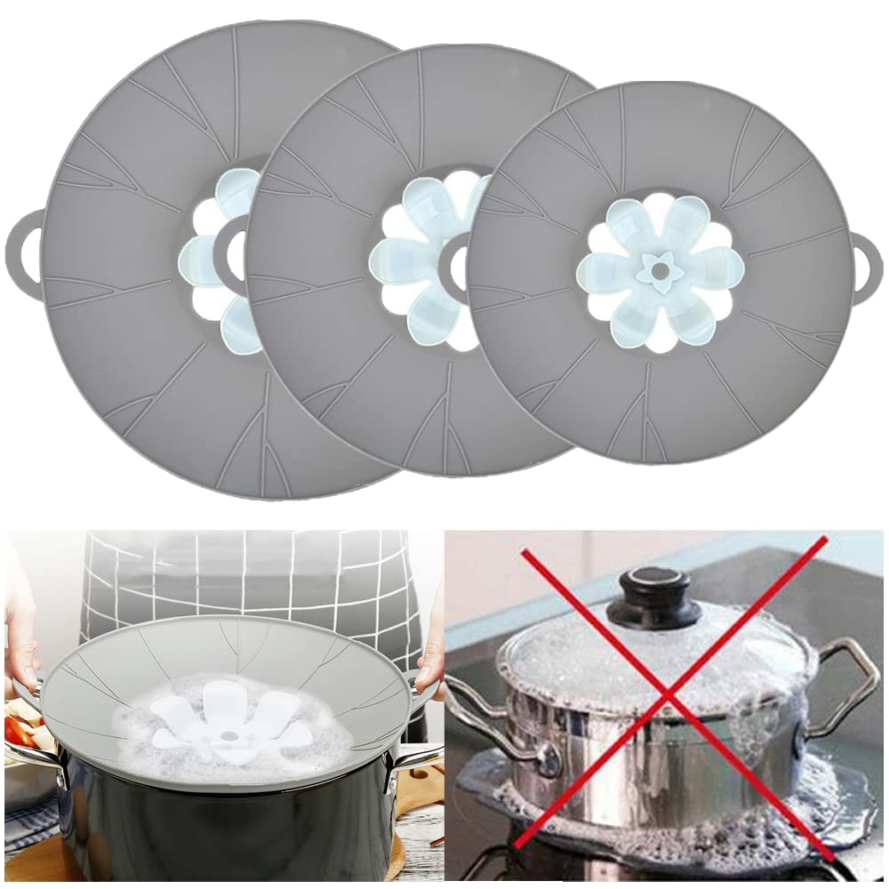 URMONA silicone lids set bowl cover keeps food hot and prevents splashes
