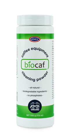 Urnex Biocaf Coffee Equipment Wash jar for cleaning espresso machines and removing coffee residue