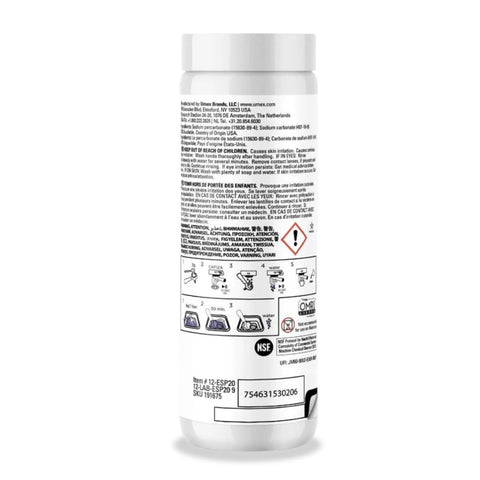 Urnex Cafiza backflush cleaner powder used for daily espresso machine maintenance