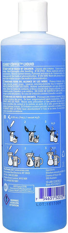 Urnex Clearly Coffee Pot Cleaner cleans coffee oils from glass bowls
