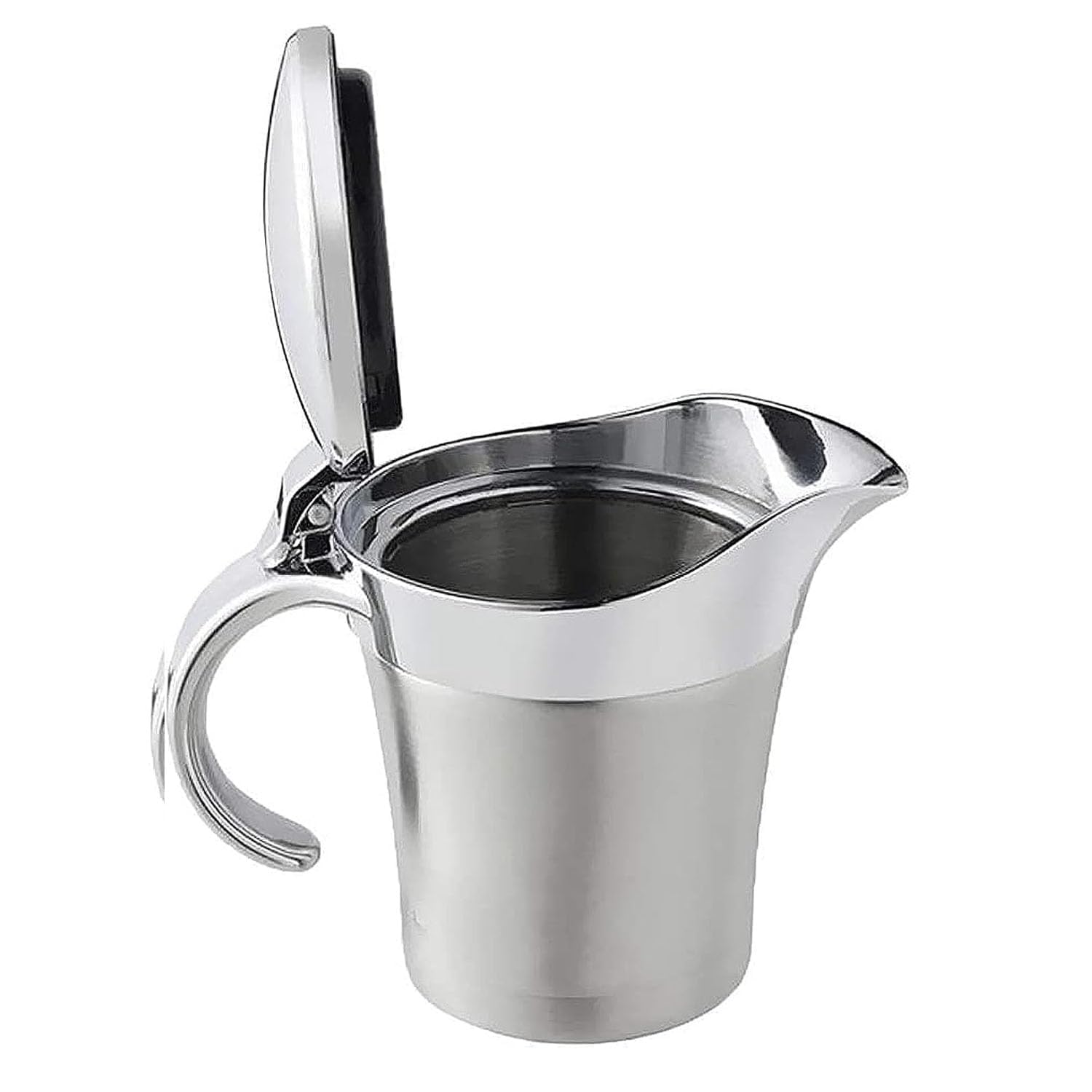 URONN double insulated gravy boat with non-drip spout for smooth pouring