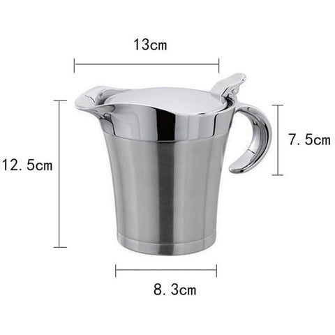 URONN gravy boat with hinged lid for heat retention
