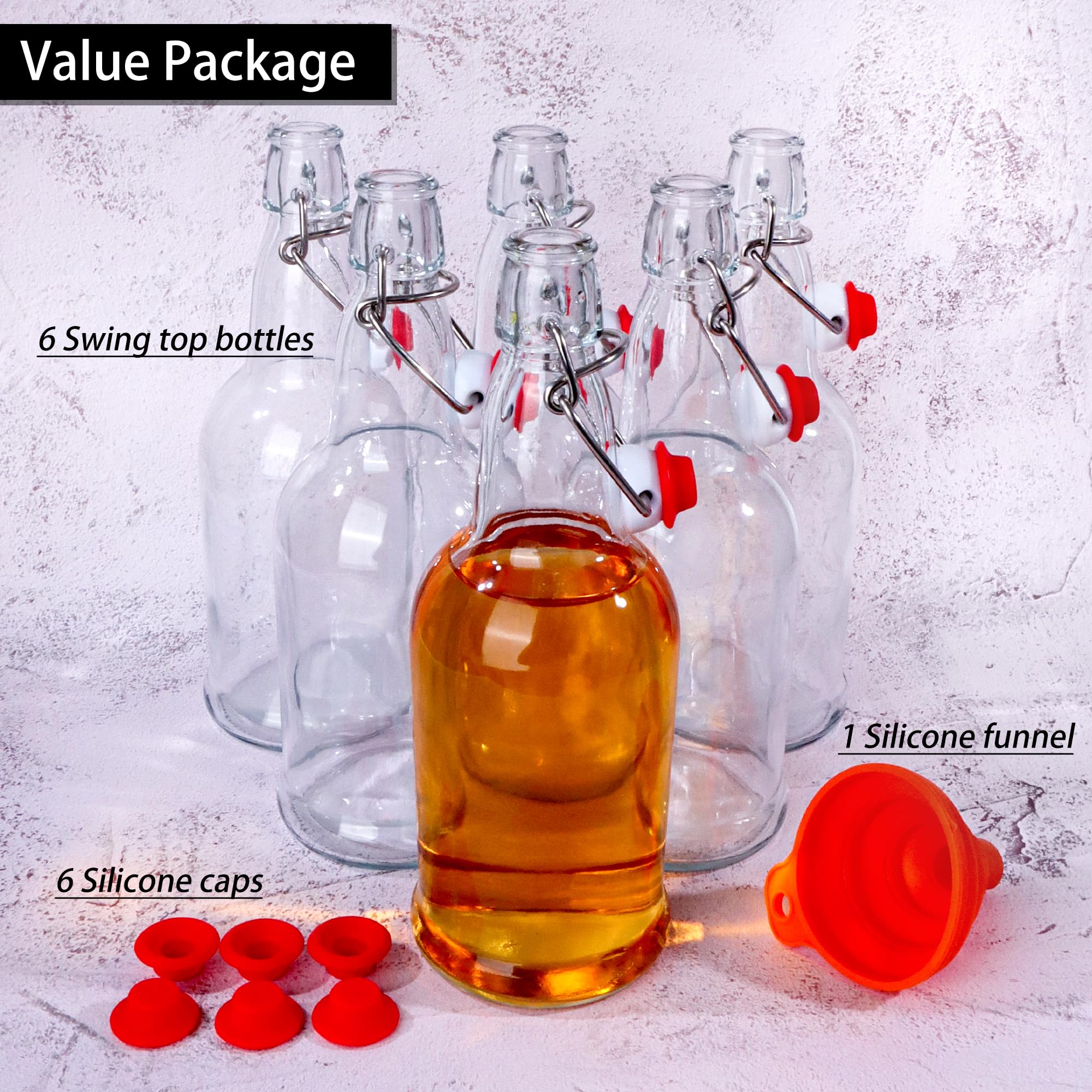UrSpeedtekLive funnel included for easy, spill-free filling during bottling.