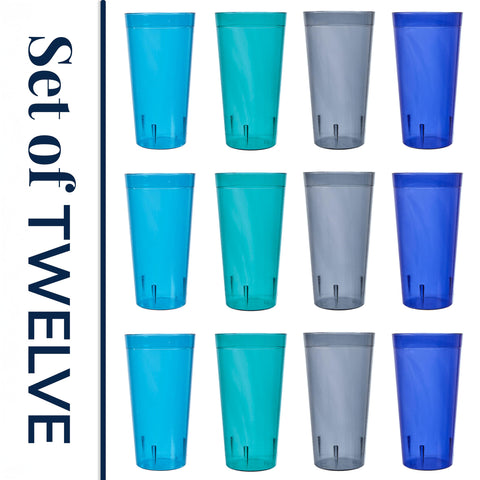 US Acrylic coastal set ideal for dorms, RV trips, and weddings.