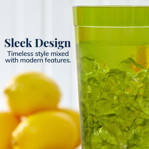 US Acrylic cafe tumblers BPA-free and shatter-resistant for parties