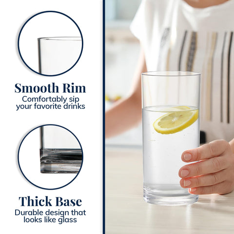 US Acrylic Classic Clear 24oz ideal for dorms and first apartments.