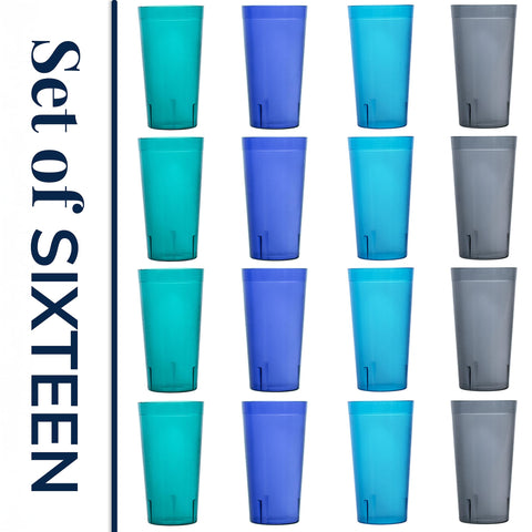 US Acrylic Dishwasher-safe 20oz tumbler set simplifies cleanup after meals