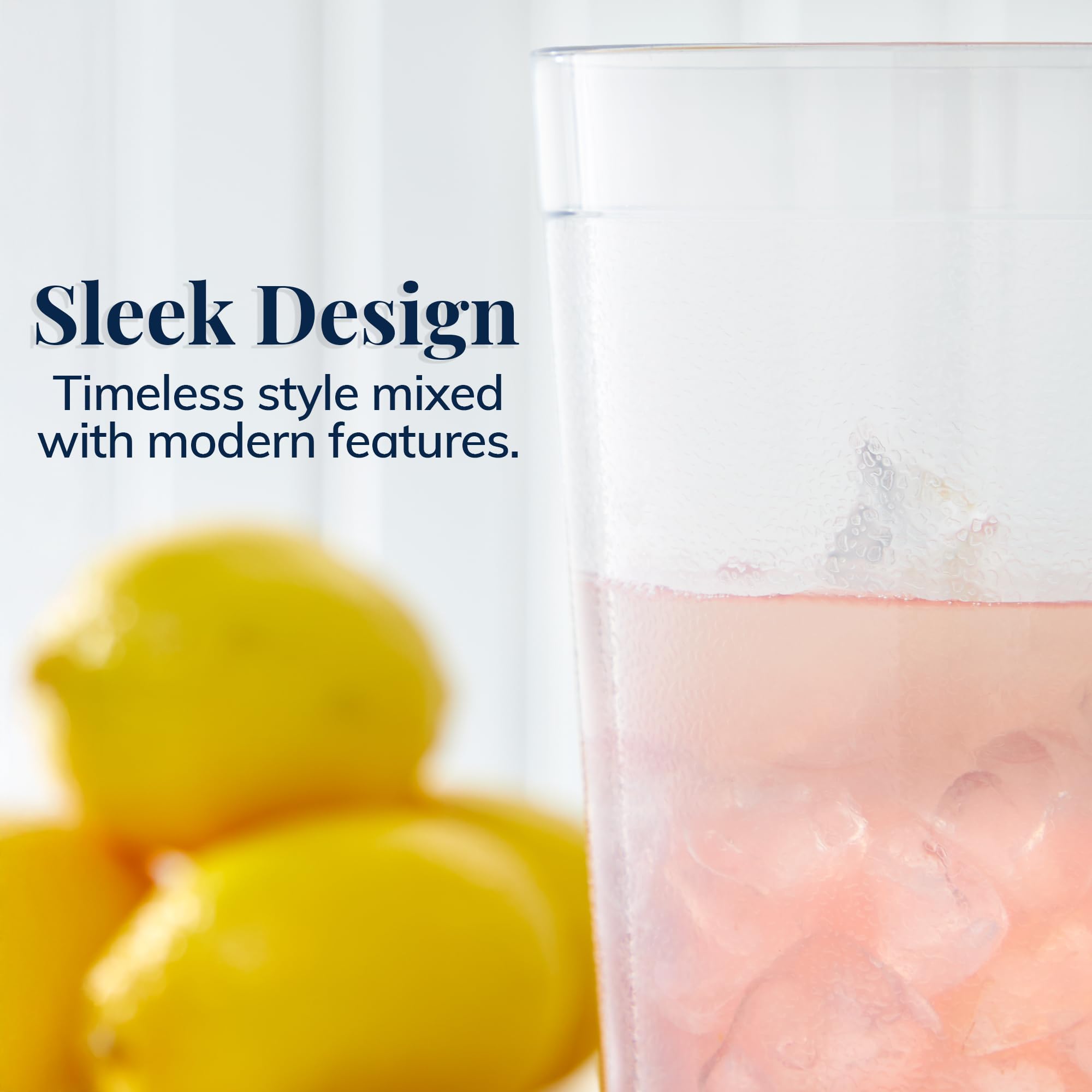 US Acrylic durable outdoor-use tumblers for poolside and patio entertaining.