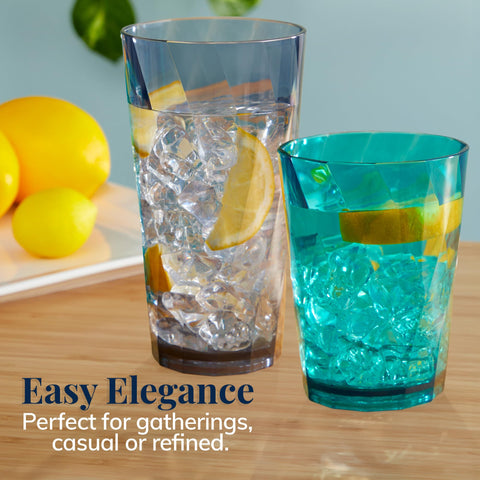 US Acrylic Optix thick base gives a glass-like weight and stability