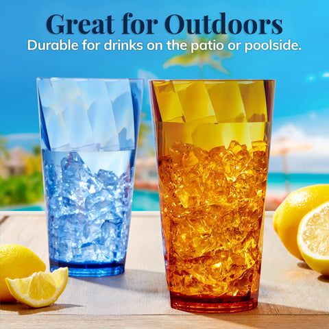 US Acrylic Optix vibrant colors suit dorms, patios, and picnics.