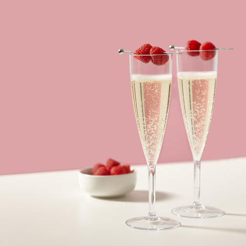 US Acrylic outdoor-friendly champagne flutes resist breakage during al fresco celebrations