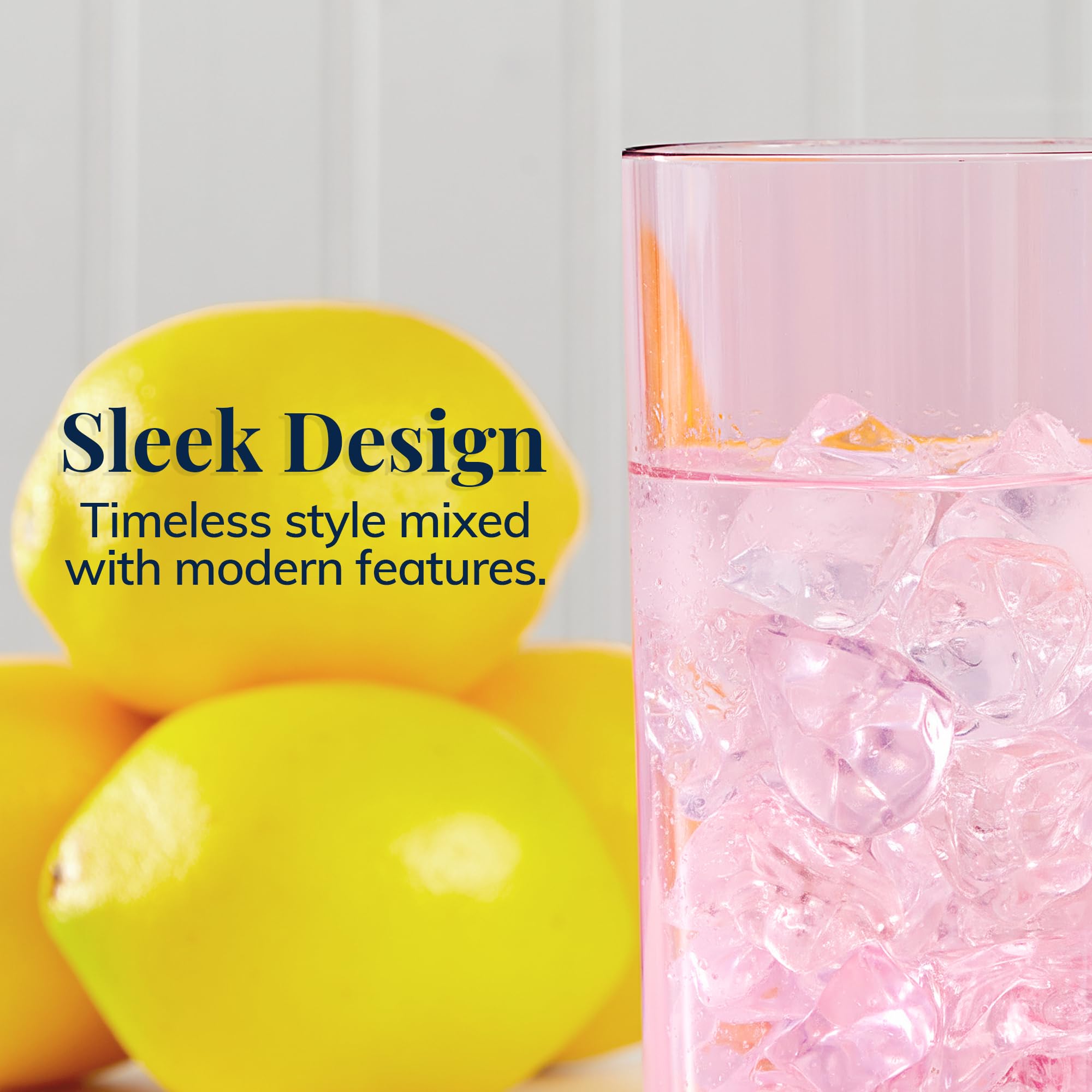 US Acrylic thick-base glass-like design adds premium feel.