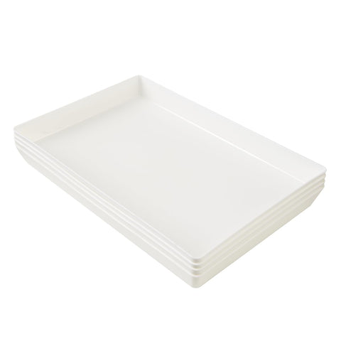 US Acrylic trays shown in a top-rack dishwasher-safe scenario for easy cleanup