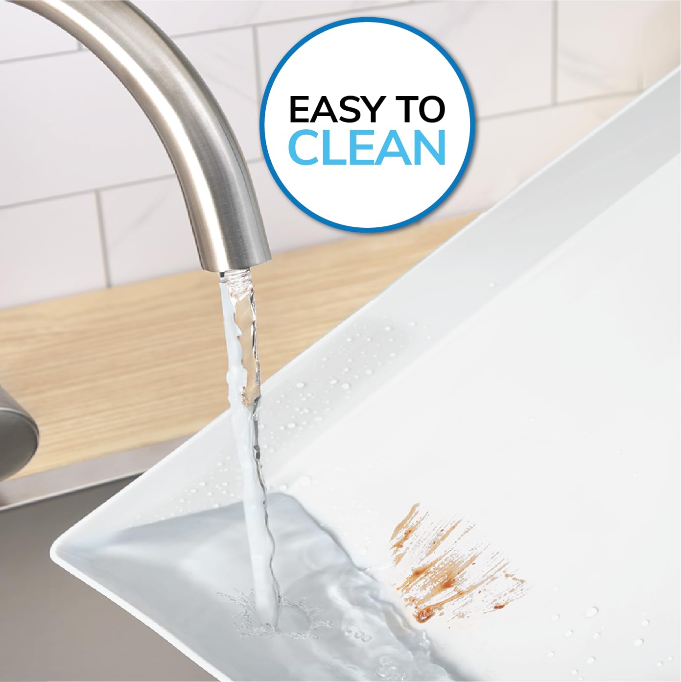 US Acrylic trays displaying fresh fruit and vegetables in a clean layout