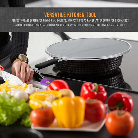 U.S. Kitchen Supply stainless steel guard resists rust for durable use.