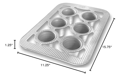 USA Pan nonstick release aids easy popover release and quick cleanup