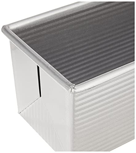 USA Pan aluminized steel construction signals durability and warp resistance