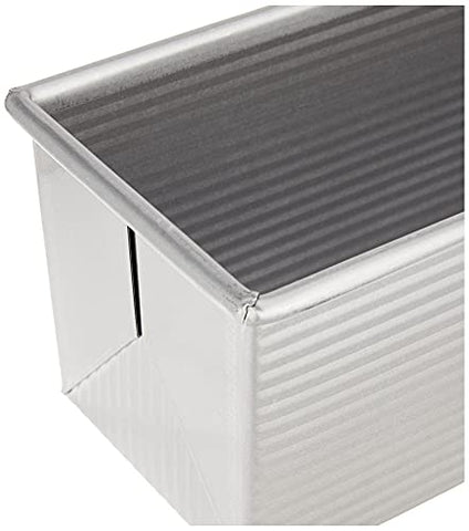 USA Pan aluminized steel construction signals durability and warp resistance