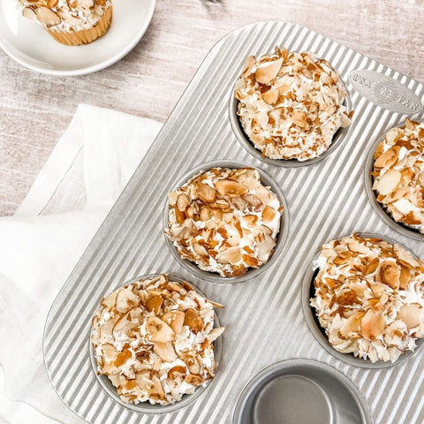USA Pan Americoat nonstick coating enables easy release of muffins