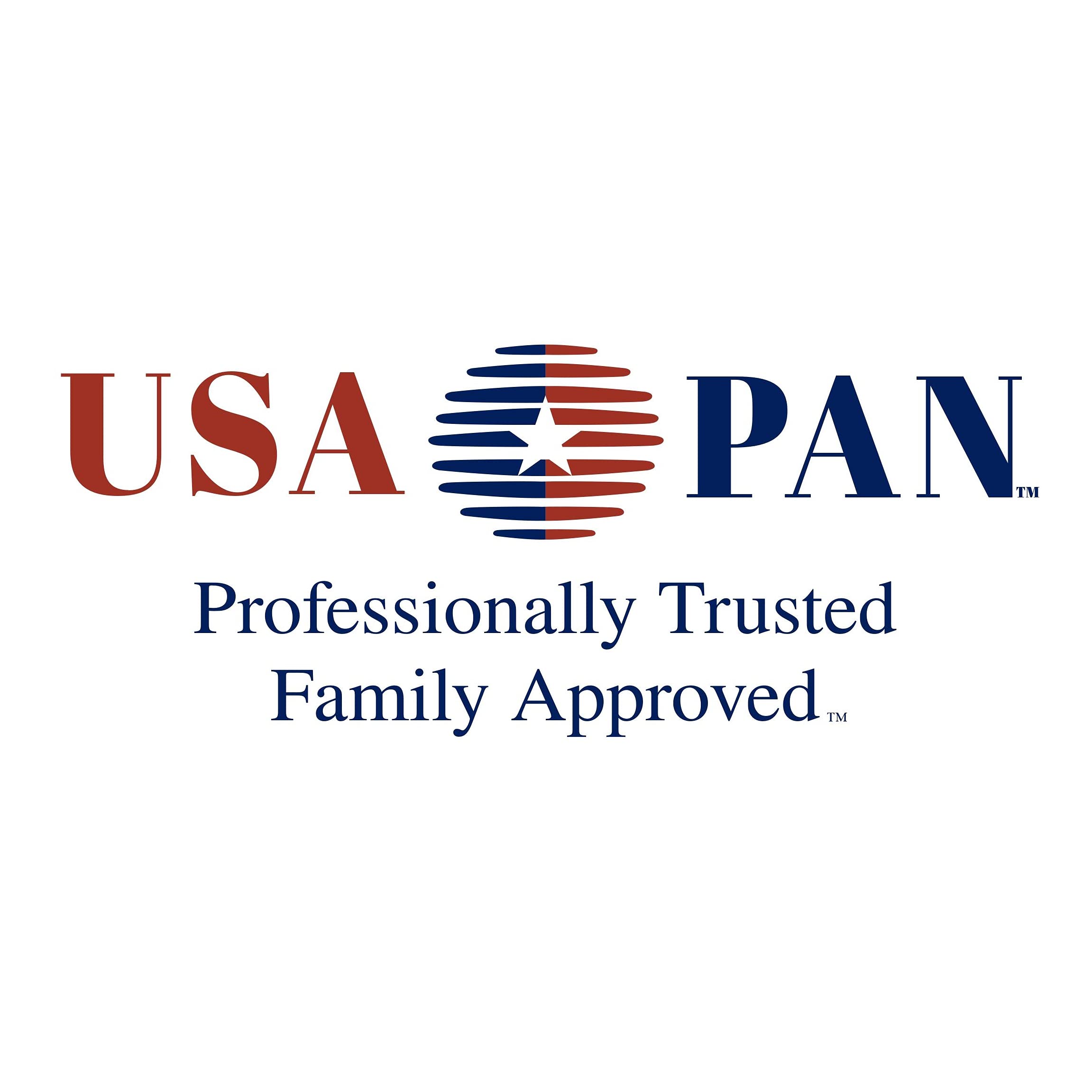 USA Pan after-use cleanup shows non-stick coating makes washing simple