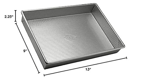 USA Pan ideal for brownies bars sheet cakes with reliable releases