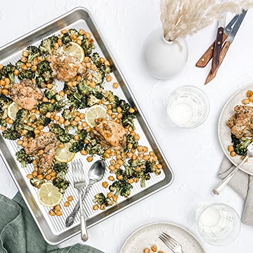 USA Pan even heat distribution supports reliable batch baking