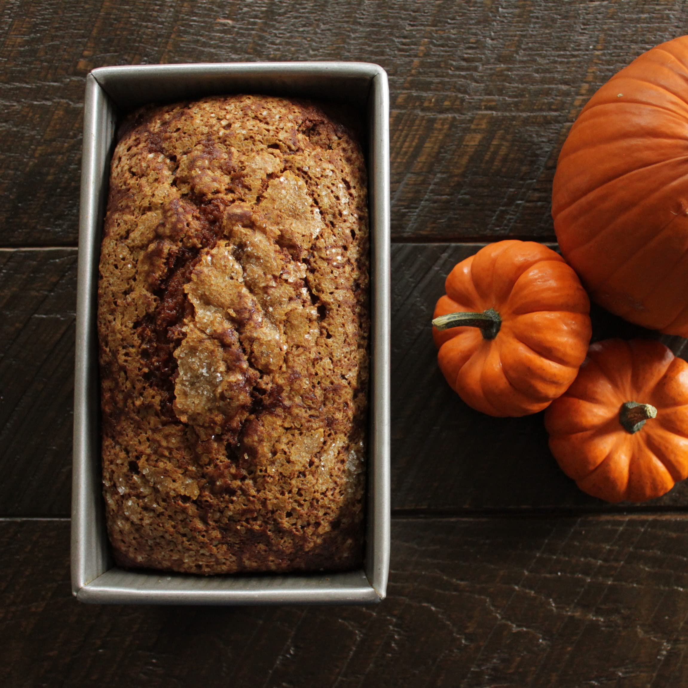 Baked loaf inside USA Pan loaf pan demonstrating even rise and clean release.
