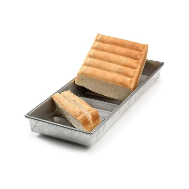 USA Pan lobster roll bakeware demonstrates versatile hot dog bun pan use.