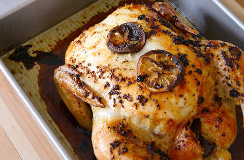 USA Pan deep roasting pan with oversized handles for secure grip